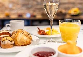 Frühstücksbereich - Sunstar Hotel Arosa