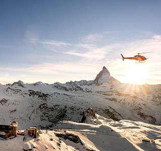 Bird's-Eye View Hiver - Sunstar Hotel Zermatt